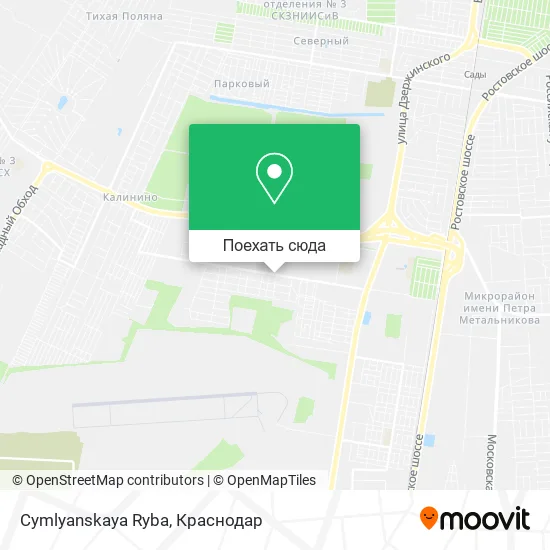 Карта Cymlyanskaya Ryba