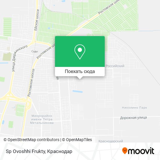 Карта Sp Ovoshhi Frukty