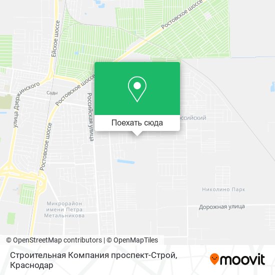 Карта Строительная Компания проспект-Строй