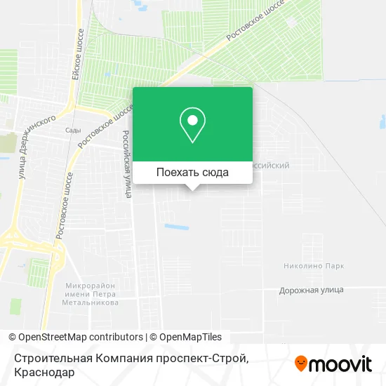 Карта Строительная Компания проспект-Строй