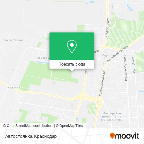 Карта Автостоянка