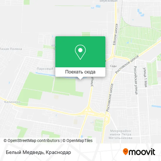 Карта Белый Медведь