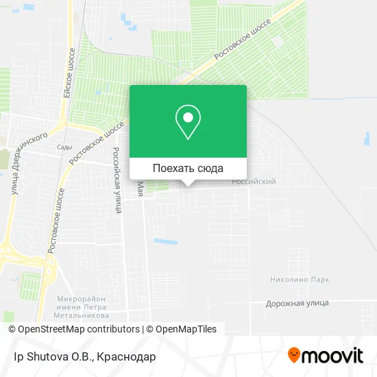 Карта Ip Shutova O.B.