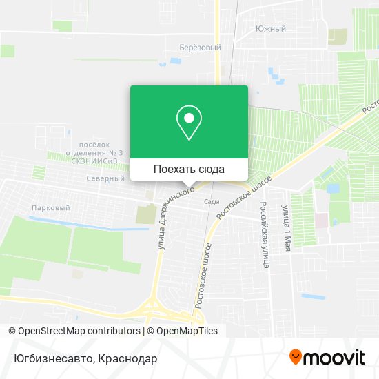 Карта Югбизнесавто