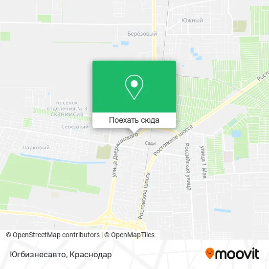 Карта Югбизнесавто