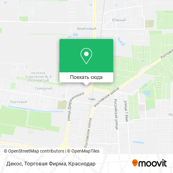Карта Декос, Торговая Фирма