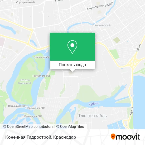 Карта Конечная Гидрострой