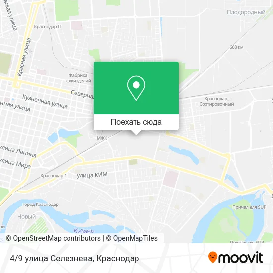 Карта 4/9 улица Селезнева