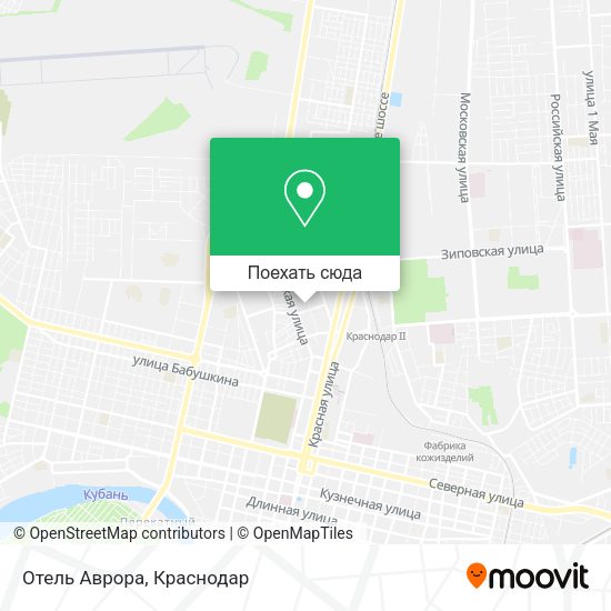 Карта Отель Аврора