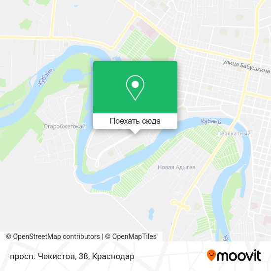 Карта просп. Чекистов, 38