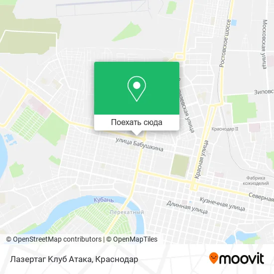 Карта Лазертаг Kлуб Атака