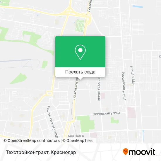 Карта Техстройконтракт
