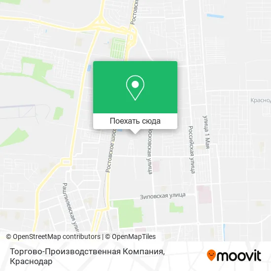 Карта Торгово-Производственная Компания