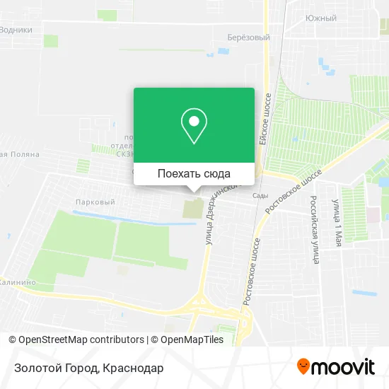 Карта Золотой Город