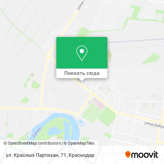 Карта ул. Красных Партизан, 71