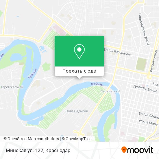 Карта Минская ул, 122