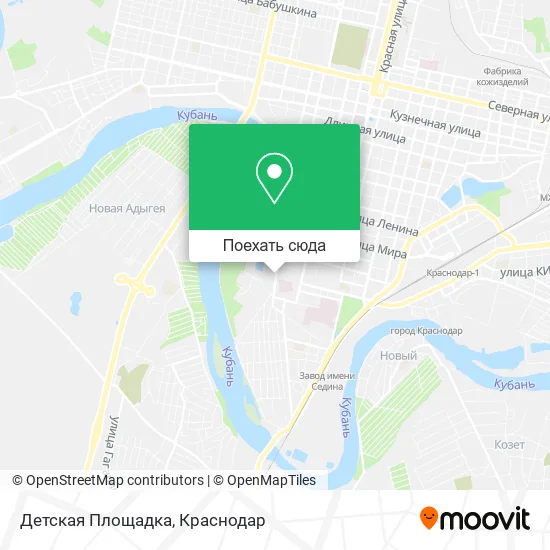 Карта Детская Площадка