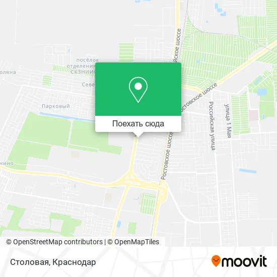 Карта Столовая