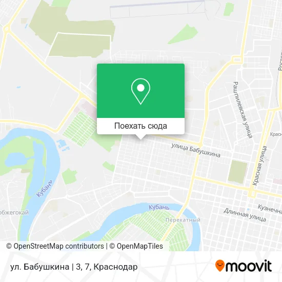 Карта ул. Бабушкина | 3, 7
