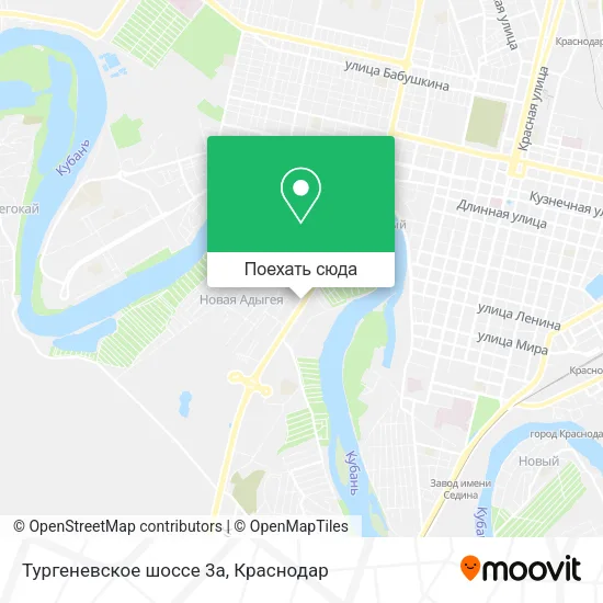Карта Тургеневское шоссе 3а
