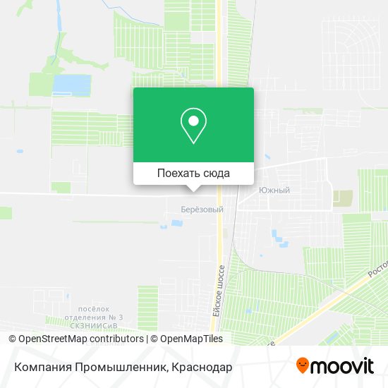 Карта Компания Промышленник