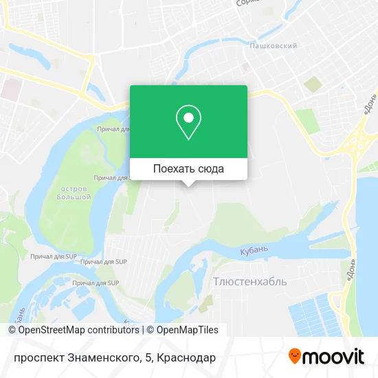 Карта проспект Знаменского, 5