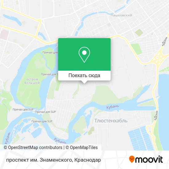 Карта проспект им. Знаменского