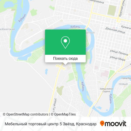 Карта Мебельный торговый центр 5 Звёзд