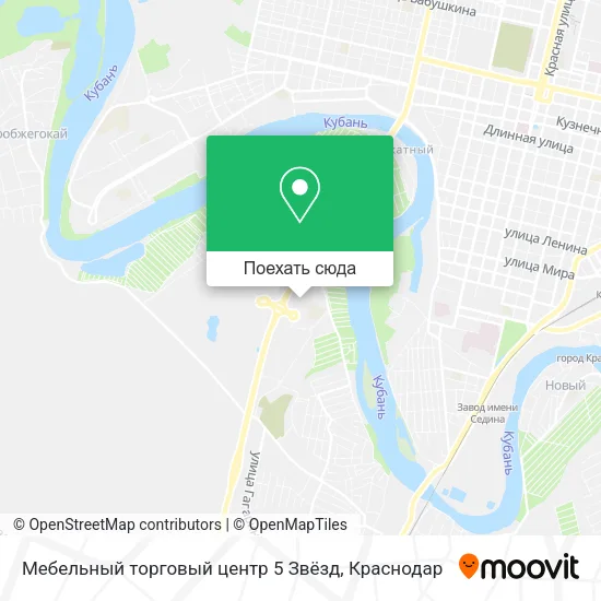Карта Мебельный торговый центр 5 Звёзд