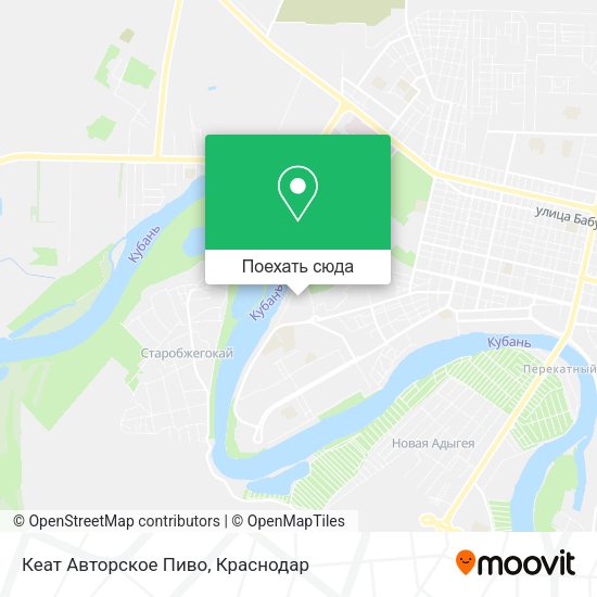 Карта Кеат Авторское Пиво