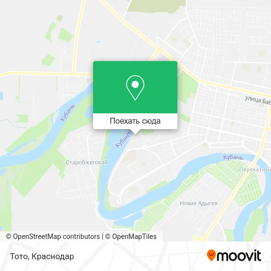 Карта Тото