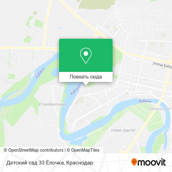 Карта Детский сад 33 Ёлочка
