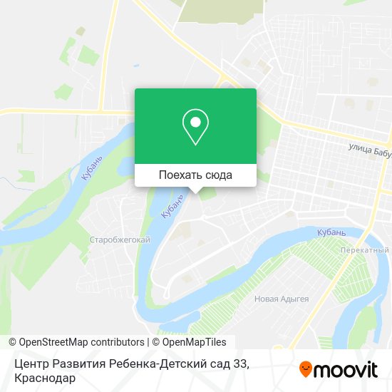 Карта Центр Развития Ребенка-Детский сад 33