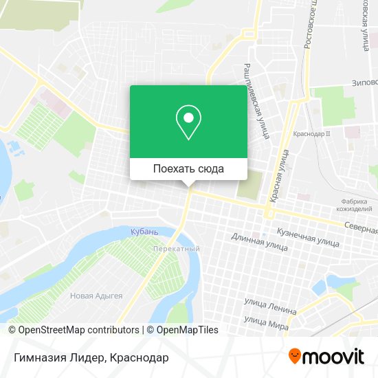 Карта Гимназия Лидер