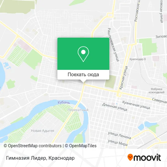 Карта Гимназия Лидер