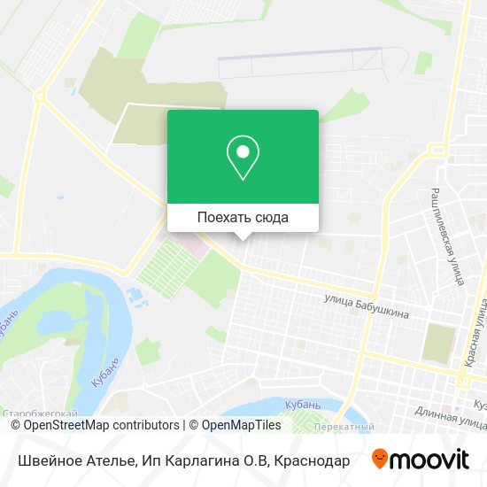 Карта Швейное Ателье, Ип Карлагина О.В