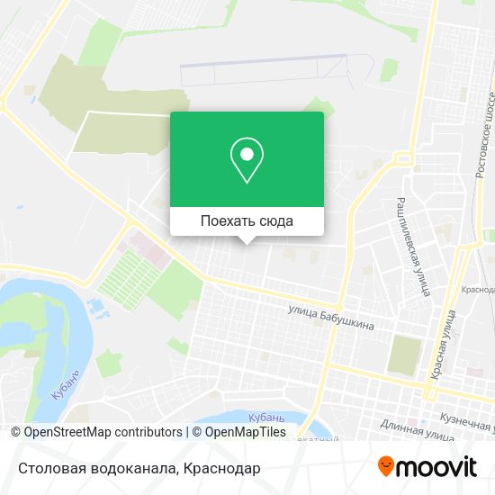 Карта Столовая водоканала
