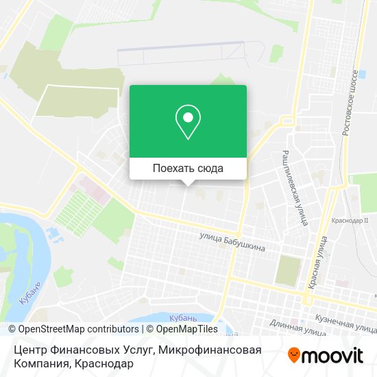 Карта Центр Финансовых Услуг, Микрофинансовая Компания