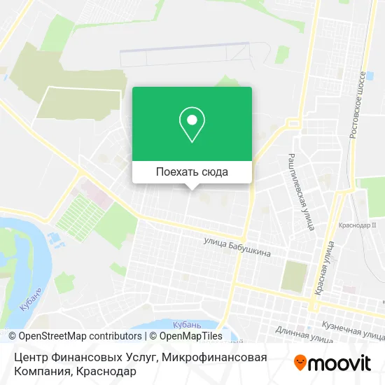 Карта Центр Финансовых Услуг, Микрофинансовая Компания