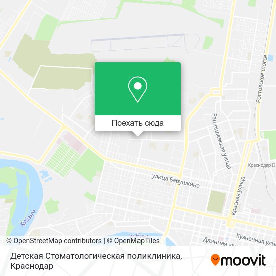 Карта Детская Стоматологическая поликлиника