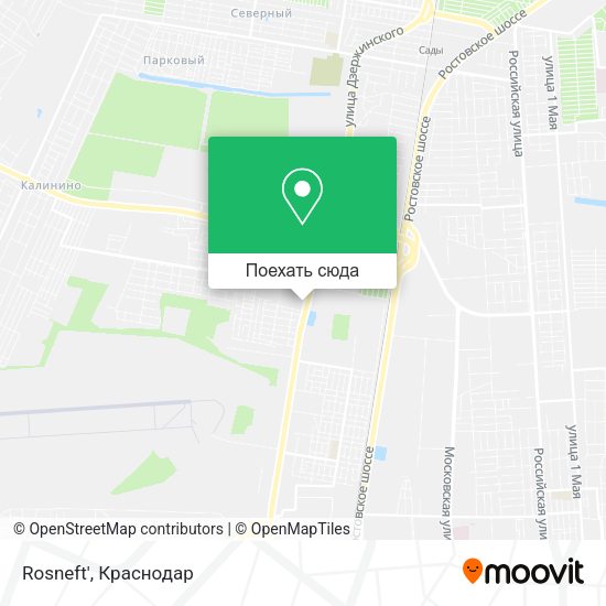 Карта Rosneft'