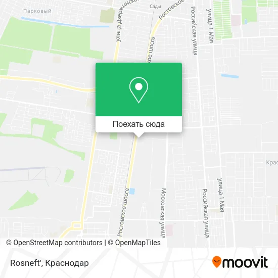 Карта Rosneft'