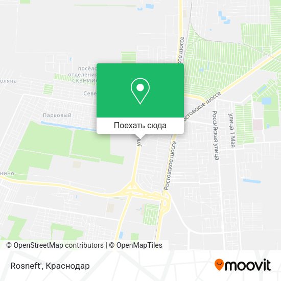 Карта Rosneft'