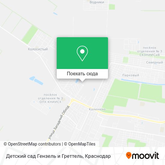 Карта Детский сад Гензель и Греттель
