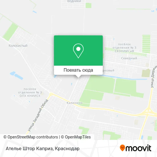 Карта Ателье Штор Каприз
