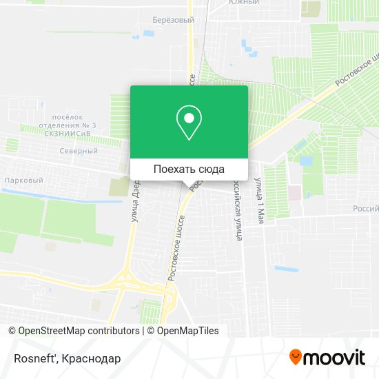 Карта Rosneft'
