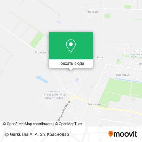 Карта Ip Garkusha A. A. Sh