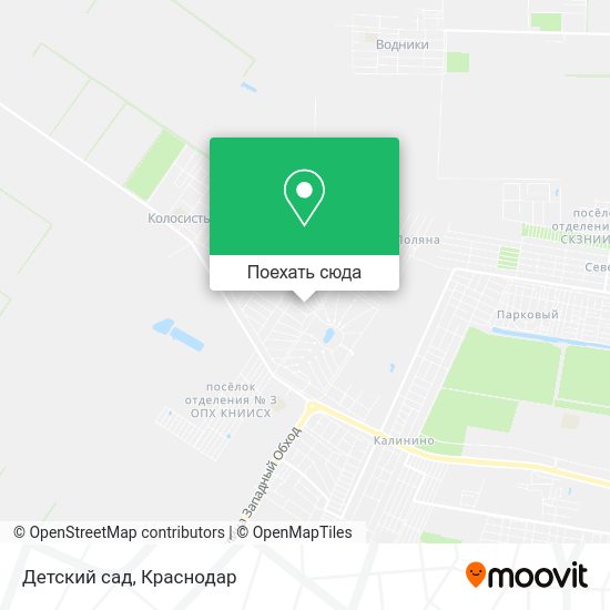 Карта Детский сад
