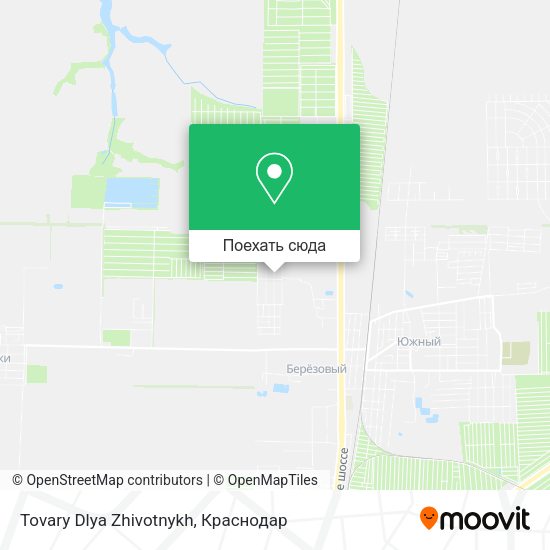 Карта Tovary Dlya Zhivotnykh