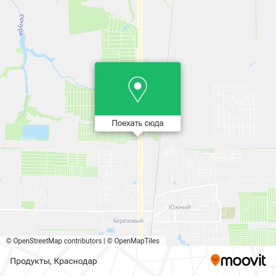 Карта Продукты